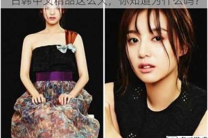 日韩中文精品这么火，你知道为什么吗？