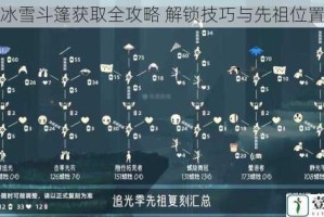 光遇冰雪斗篷获取全攻略 解锁技巧与先祖位置详解