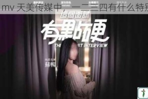 在国产 mv 天美传媒中，一二三四有什么特别之处？