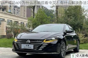 日产成品α片为什么不能现看中文？有什么解决办法？