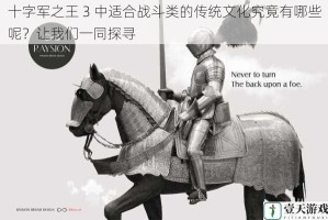 十字军之王 3 中适合战斗类的传统文化究竟有哪些呢？让我们一同探寻