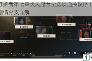 隐形守护者第七章大风起兮全选项通关攻略 正确选择与剧情分支详解