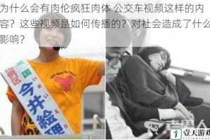 为什么会有肉伦疯狂肉体 公交车视频这样的内容？这些视频是如何传播的？对社会造成了什么影响？
