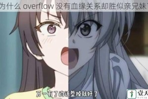 为什么 overflow 没有血缘关系却胜似亲兄妹？