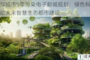 模拟城市5零污染电子新城规划：绿色科技驱动未来智慧生态都市建设