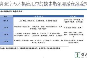 边境医疗无人机应用中的技术瓶颈与潜在风险探析