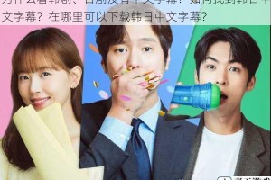 为什么看韩剧、日剧没有中文字幕？如何找到韩日中文字幕？在哪里可以下载韩日中文字幕？