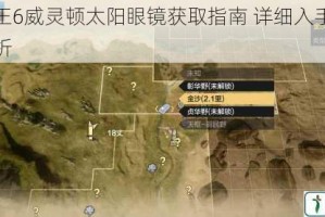 街头霸王6威灵顿太阳眼镜获取指南 详细入手位置与方法解析