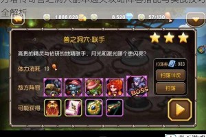 刀塔传奇兽之洞穴副本通关攻略阵容搭配与实战技巧全解析