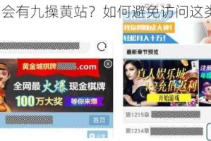 为什么会有九操黄站？如何避免访问这类网站？