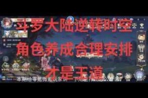 斗罗大陆逆转时空战力飙升攻略实战技巧与高效资源分配策略全解