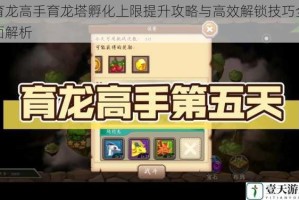 育龙高手育龙塔孵化上限提升攻略与高效解锁技巧全面解析