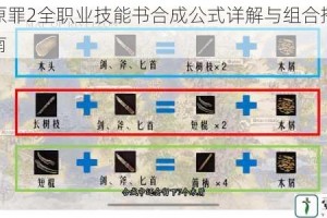 神界原罪2全职业技能书合成公式详解与组合搭配完全指南