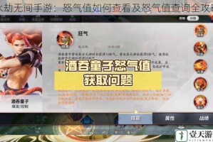 永劫无间手游：怒气值如何查看及怒气值查询全攻略