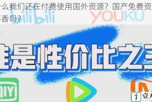 为什么我们还在付费使用国外资源？国产免费资源难道不香吗？