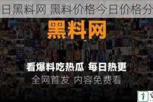 每日黑料网 黑料价格今日价格分析