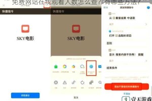 免费网站在线观看人数怎么查？有哪些方法？