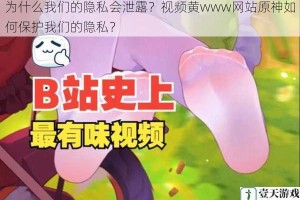 为什么我们的隐私会泄露？视频黄www网站原神如何保护我们的隐私？