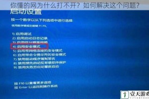 你懂的网为什么打不开？如何解决这个问题？