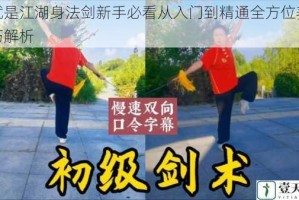 这就是江湖身法剑新手必看从入门到精通全方位养成技巧解析