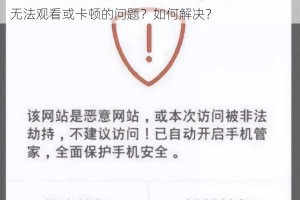 在国产 91 精品看黄网站在线观看，你是否遇到了无法观看或卡顿的问题？如何解决？