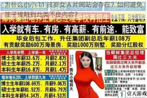 为什么小小 11 孩岁女 A 片网站会存在？如何避免孩子接触到此类不良内容？