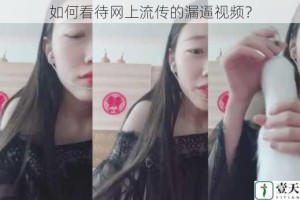 如何看待网上流传的漏逼视频？