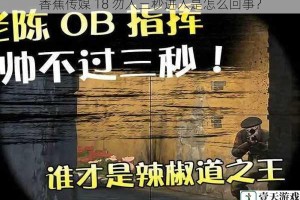 香蕉传媒 18 勿入三秒进入是怎么回事？