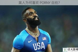 黑人为何喜欢 PORNY 自拍？