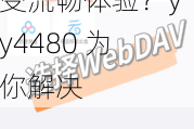 为什么看视频总是卡顿？如何享受流畅体验？yy4480 为你解决