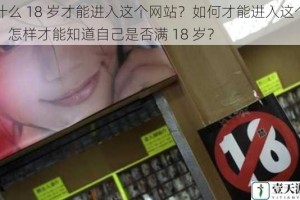 为什么 18 岁才能进入这个网站？如何才能进入这个网站？怎样才能知道自己是否满 18 岁？
