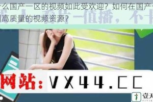 为什么国产一区的视频如此受欢迎？如何在国产一区找到高质量的视频资源？