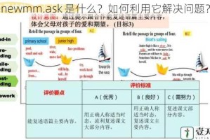 newmm.ask 是什么？如何利用它解决问题？