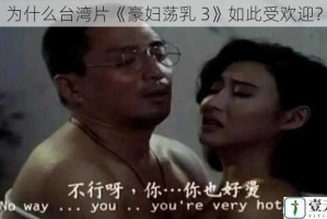 为什么台湾片《豪妇荡乳 3》如此受欢迎？