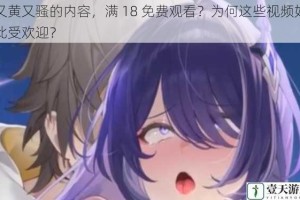 又黄又骚的内容，满 18 免费观看？为何这些视频如此受欢迎？