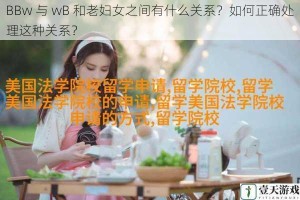 BBw 与 wB 和老妇女之间有什么关系？如何正确处理这种关系？
