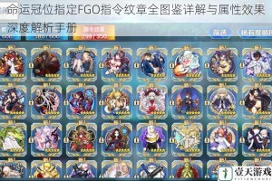 命运冠位指定FGO指令纹章全图鉴详解与属性效果深度解析手册