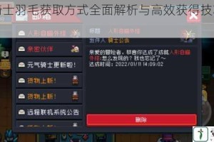 元气骑士羽毛获取方式全面解析与高效获得技巧详细指南