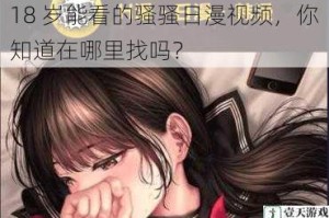 18 岁能看的骚骚日漫视频，你知道在哪里找吗？