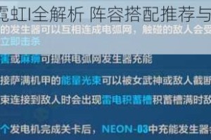 崩坏3天穹霓虹I全解析 阵容搭配推荐与实战打法技巧详解