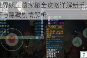 大千世界妖王墓探秘全攻略详解新手必看通关技巧与隐藏剧情解析
