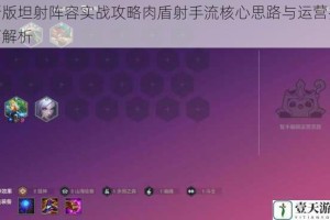 新版坦射阵容实战攻略肉盾射手流核心思路与运营技巧解析