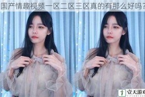 国产情趣视频一区二区三区真的有那么好吗？