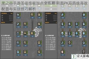 龙之谷手游圣徒技能加点全攻略 刷图PK双路线高效配置与实战技巧解析