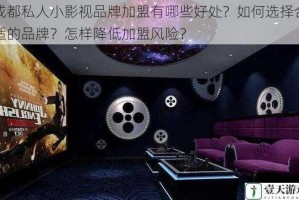 成都私人小影视品牌加盟有哪些好处？如何选择合适的品牌？怎样降低加盟风险？
