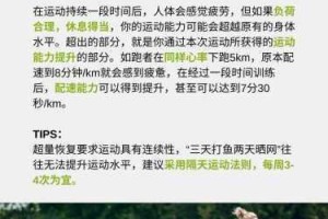 科学有效的体力恢复方法大揭秘 助你快速重拾活力与充沛精力