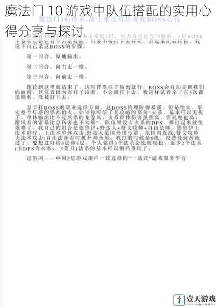 魔法门 10 游戏中队伍搭配的实用心得分享与探讨