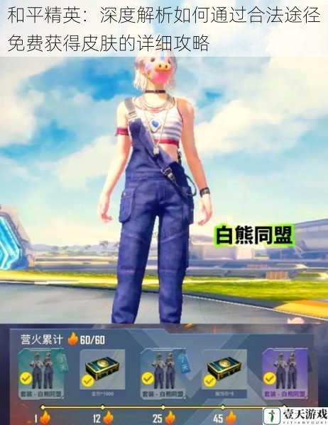 和平精英:深度解析如何通过合法途径免费获得皮肤的详细攻略