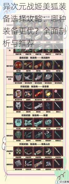 异次元战姬美狐装备选择攻略:哪种装备更优?全面剖析与推荐