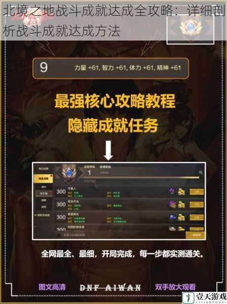 北境之地战斗成就达成全攻略:详细剖析战斗成就达成方法